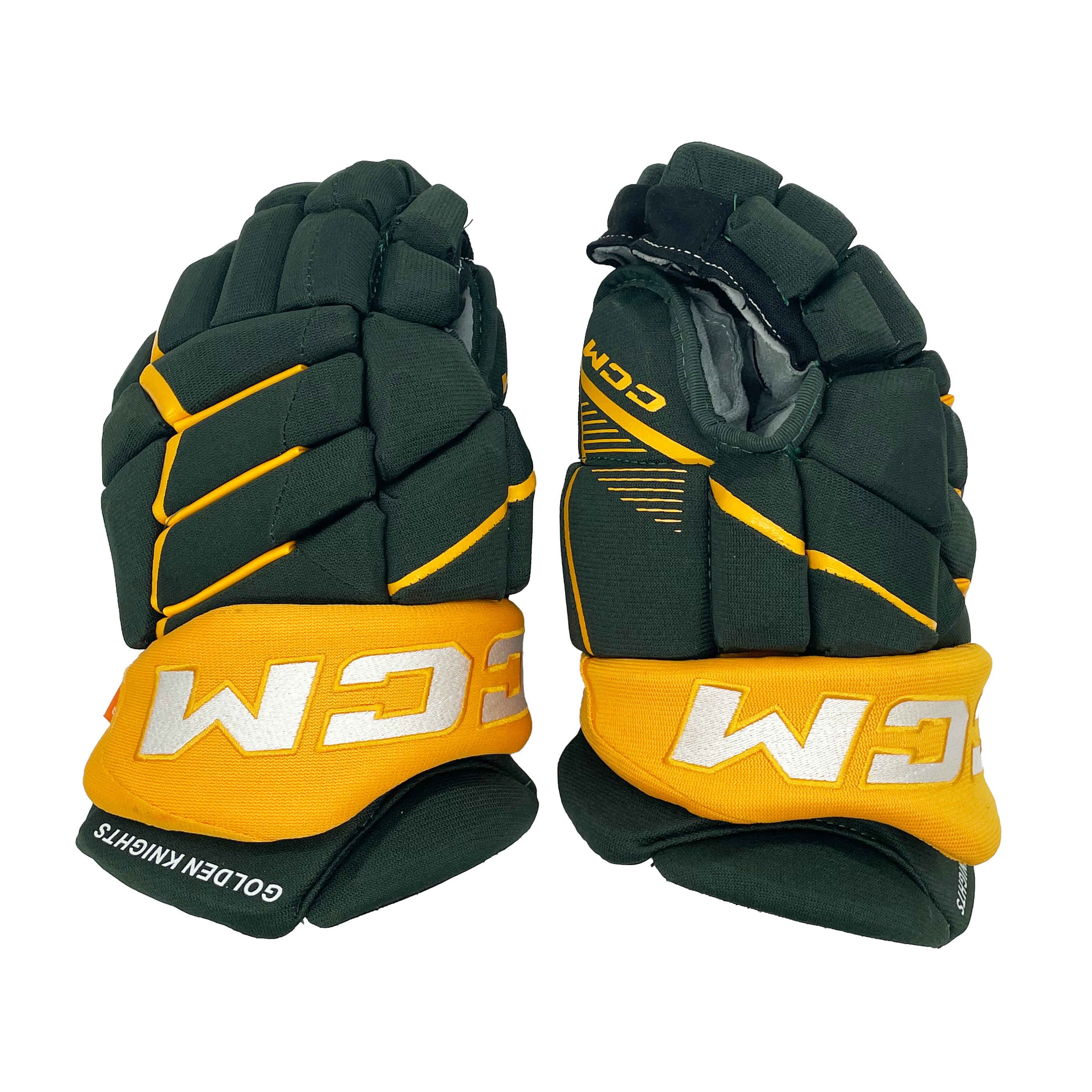 CCM HGJS - Gant NCAA Pro Stock (vert/jaune)